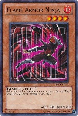 Flame Armor Ninja ORCS-EN013 YuGiOh Order of Chaos
