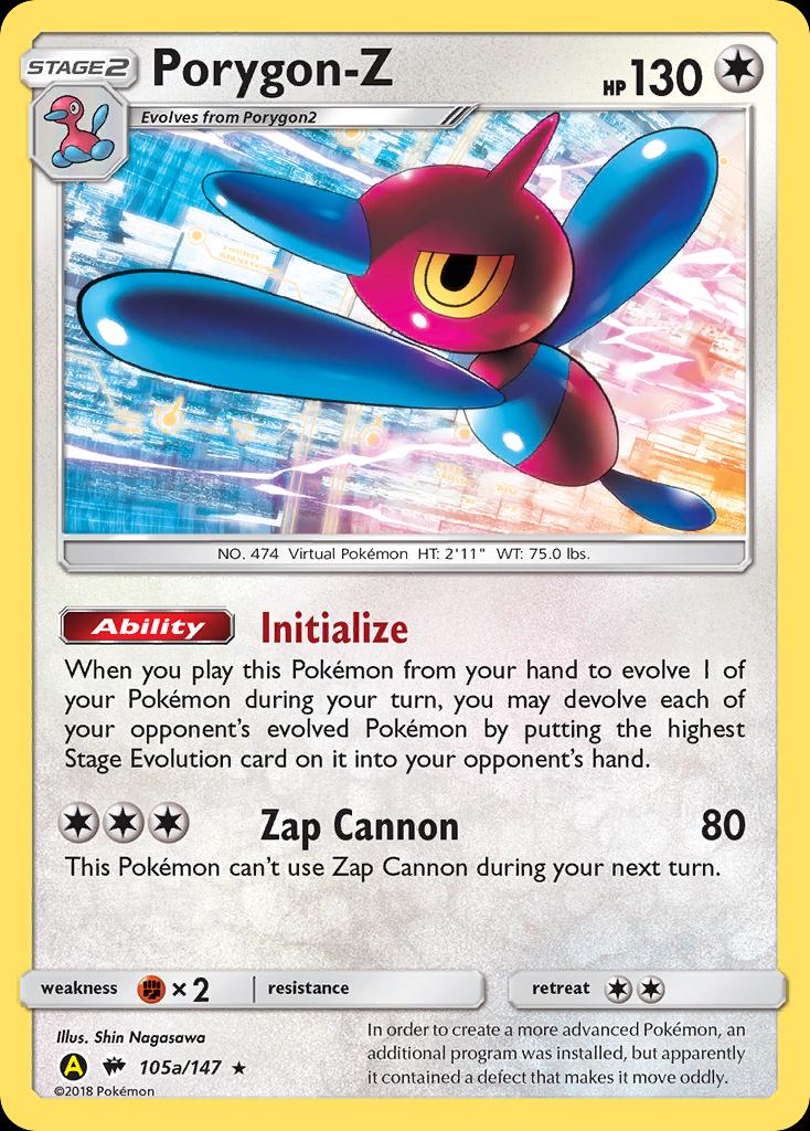 Porygon-Z #105a Pokemon Burning Shadows