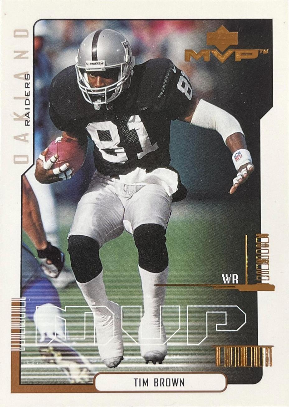 Tim Brown #120 2000 Upper Deck MVP Football