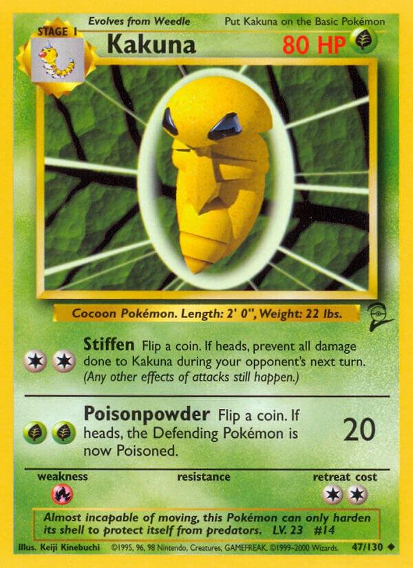 Kakuna #47 Pokemon Base Set 2