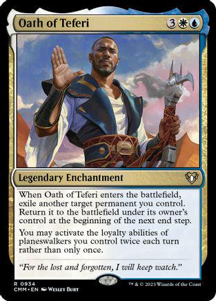 Oath of Teferi #934 Magic Commander Masters