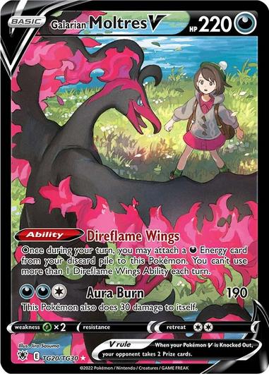Galarian Moltres V #TG20 Cover Art