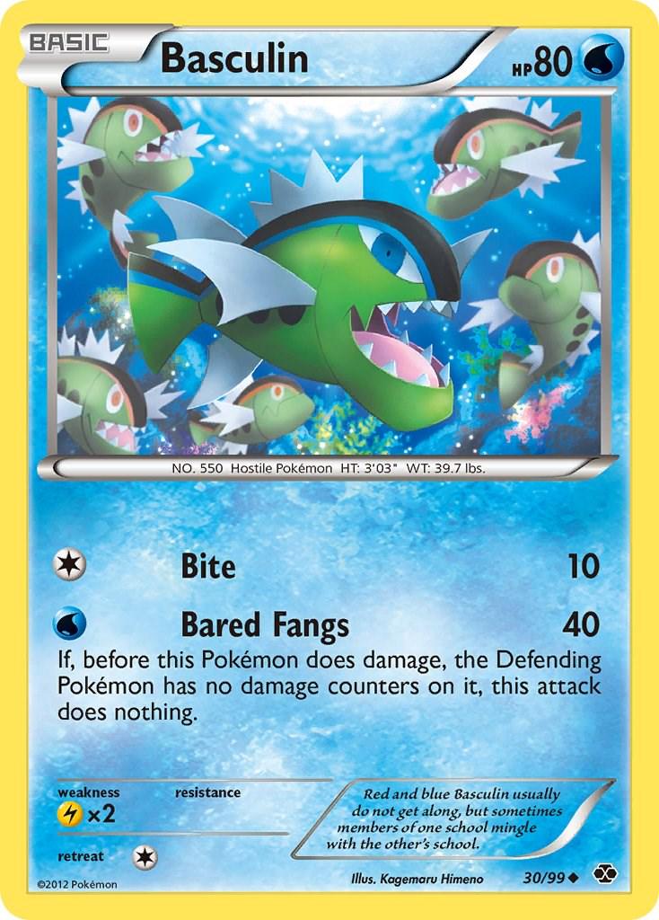 Basculin #30 Pokemon Next Destinies