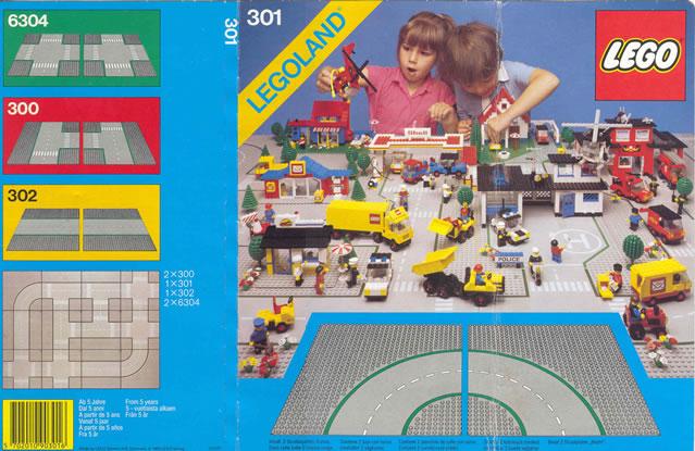 Curved Road Plates #301 LEGO Town