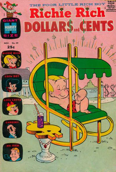 Richie Rich Dollars and Cents #39 (1970) Comic Books Richie Rich Dollars and Cents