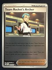 Team Rocket's Archer [Reverse Holo] #201 Pokemon Ascended Heroes Prices