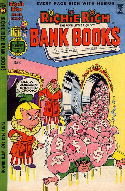 Richie Rich Bank Book #34 (1978) Comic Books Richie Rich Bank Book