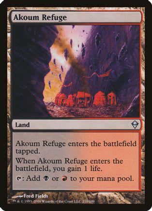 Akoum Refuge (Magic Zendikar)