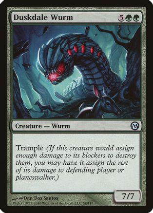 Duskdale Wurm Magic Duels of the Planeswalkers
