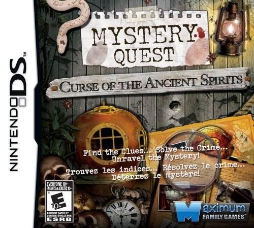 Mystery Quest: Curse of the Ancient Spirits Nintendo DS