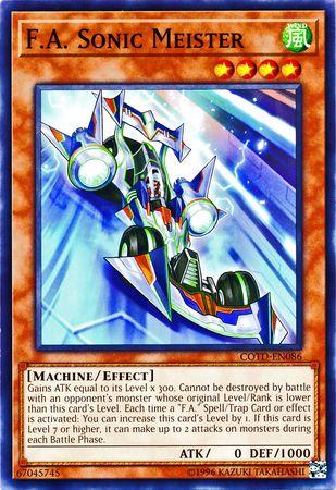F.A. Sonic Meister COTD-EN086 YuGiOh Code of the Duelist