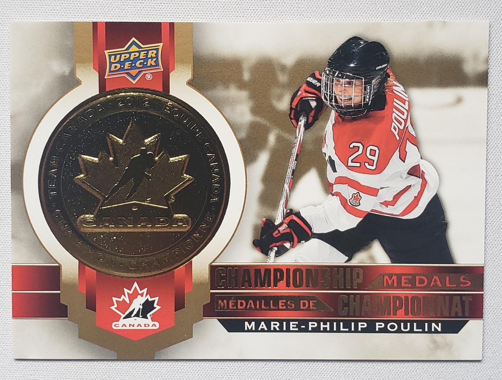 Marie-Philip Poulin #M-9 2021 Upper Deck Tim Hortons Team Canada Championship Medal Hockey