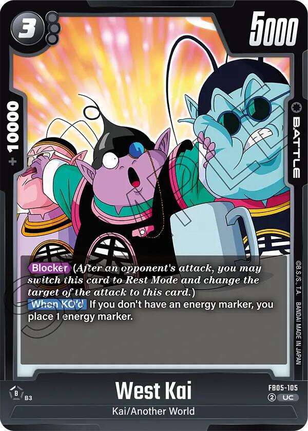 West Kai FB05-105 Dragon Ball Fusion World New Adventure