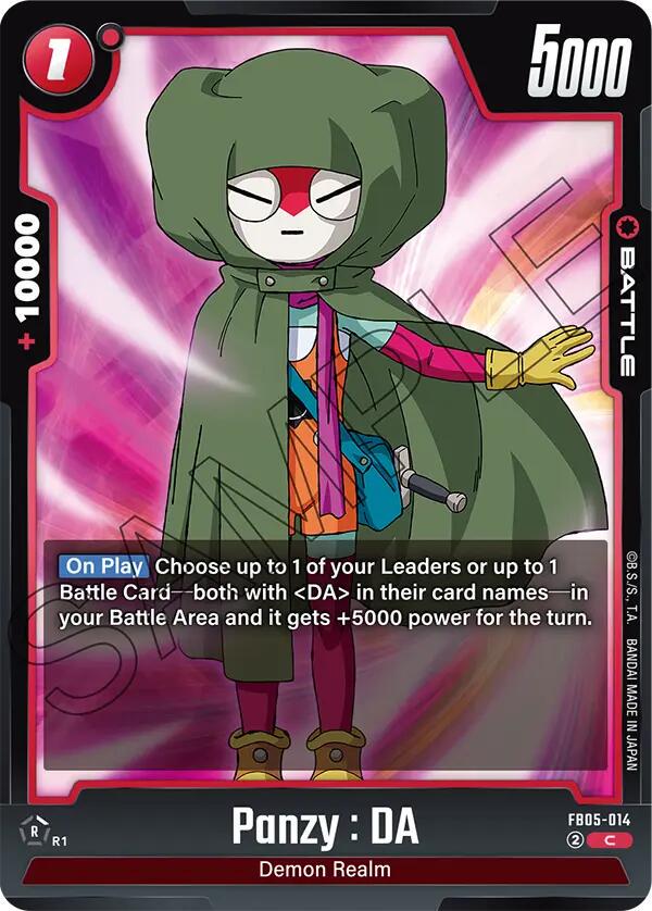 Panzy: DA FB05-014 Dragon Ball Fusion World New Adventure