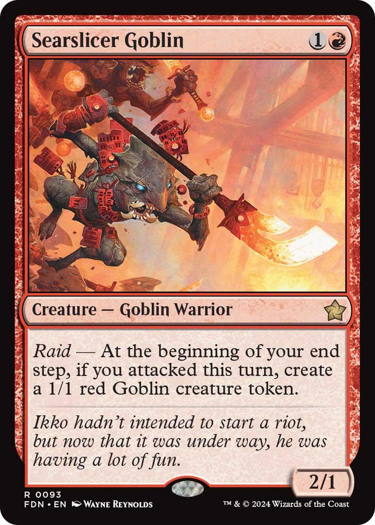 Searslicer Goblin #93 Magic Foundations
