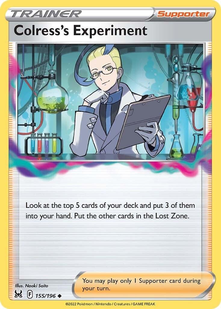 Colress's Experiment #155 Pokemon Lost Origin