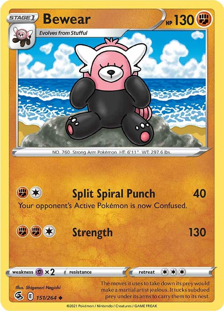 Bewear #151 Pokemon Fusion Strike