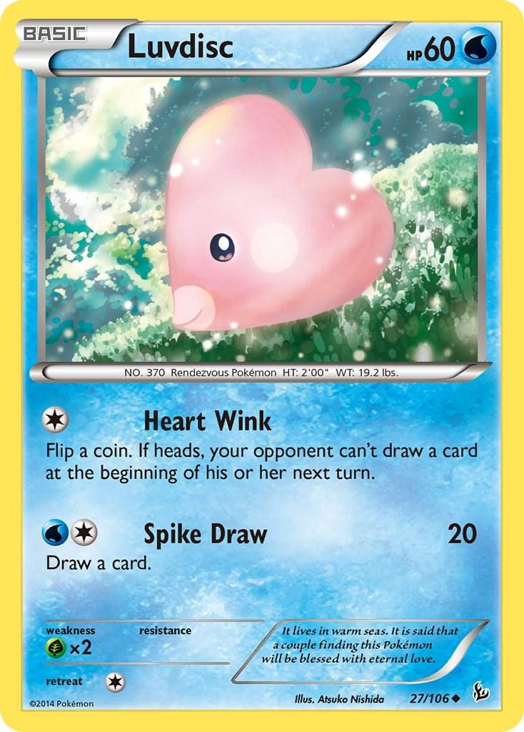 Luvdisc #27 Pokemon Flashfire