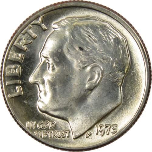 1973 Coins Roosevelt Dime