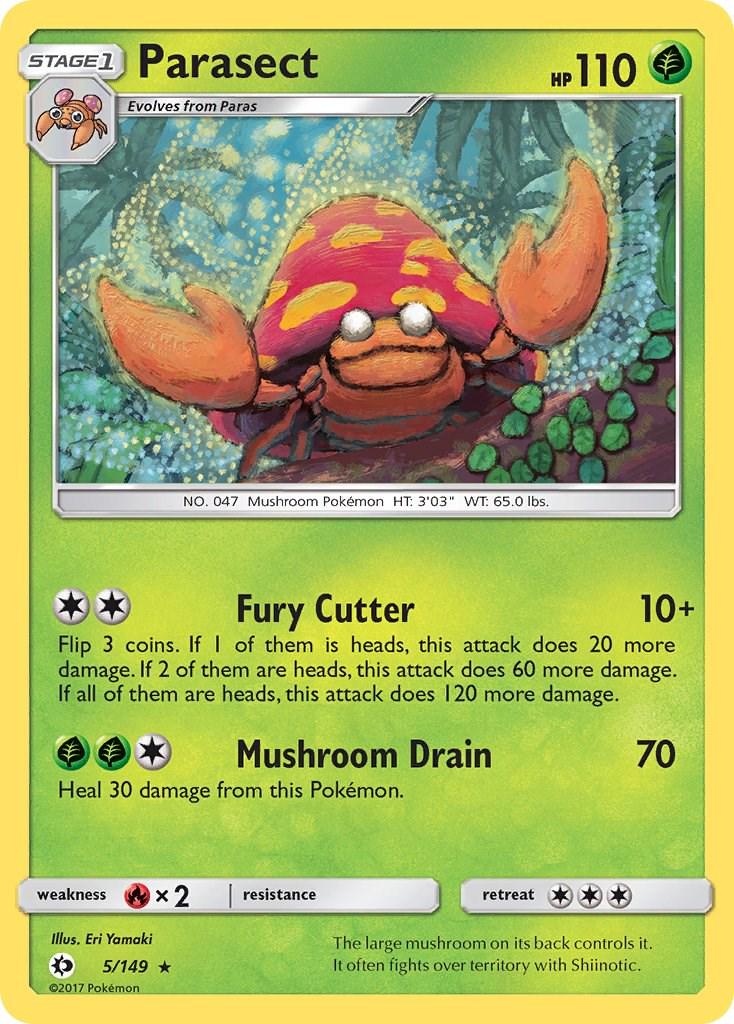 Parasect #5 Pokemon Sun & Moon