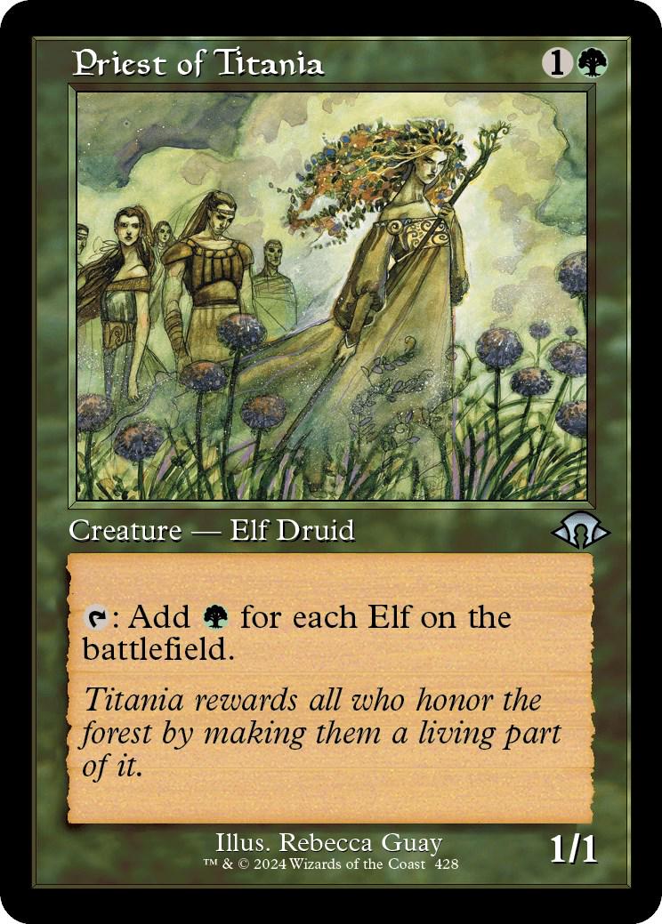 Priest of Titania #428 Magic Modern Horizons 3
