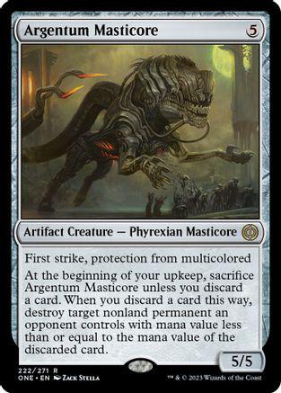 Argentum Masticore #222 Magic Phyrexia: All Will Be One