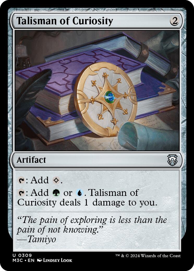 Talisman of Curiosity #309 Magic Modern Horizons 3 Commander