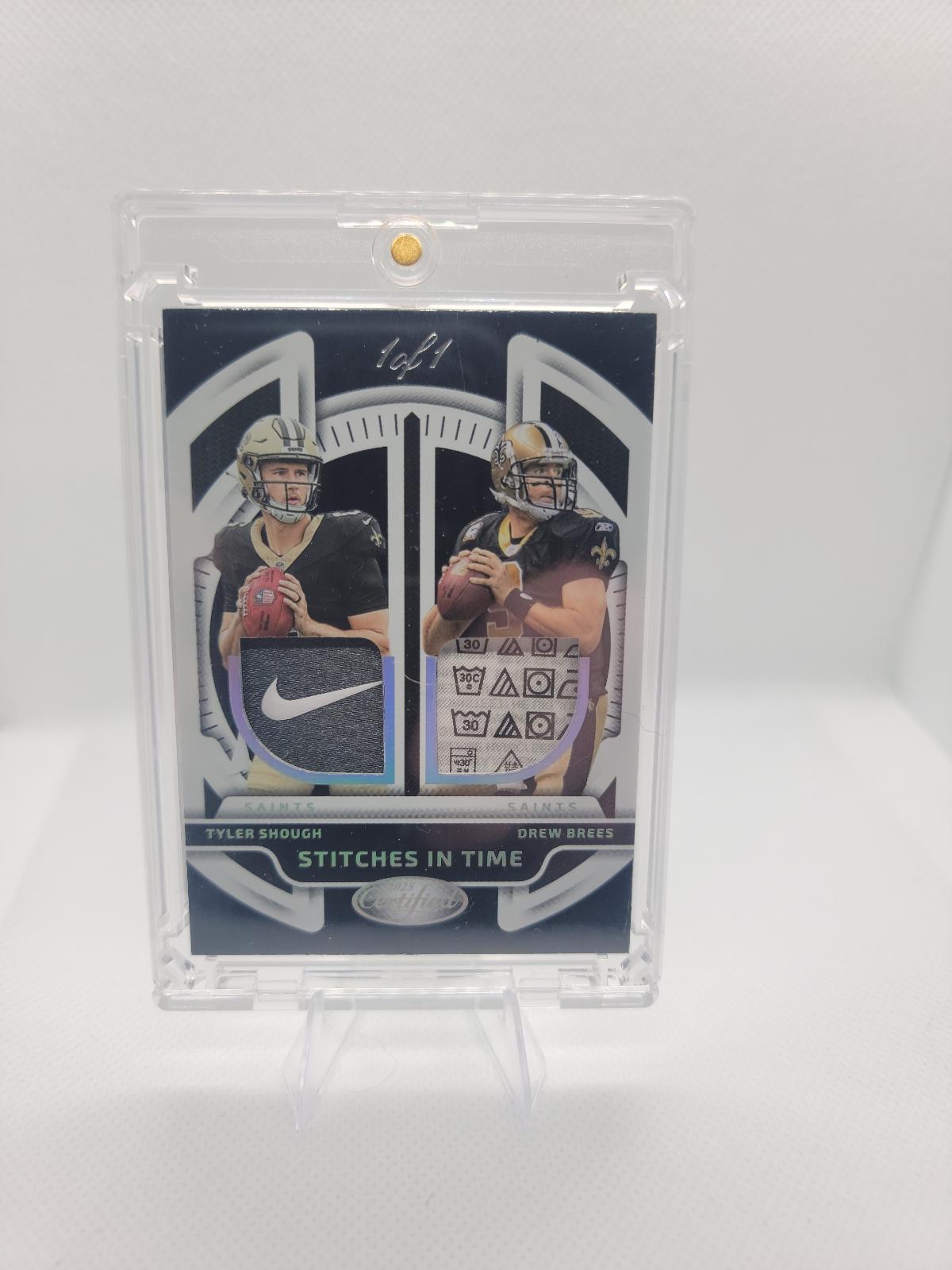 Tyler Shough / Drew Brees [Black] #SITD-TSDB