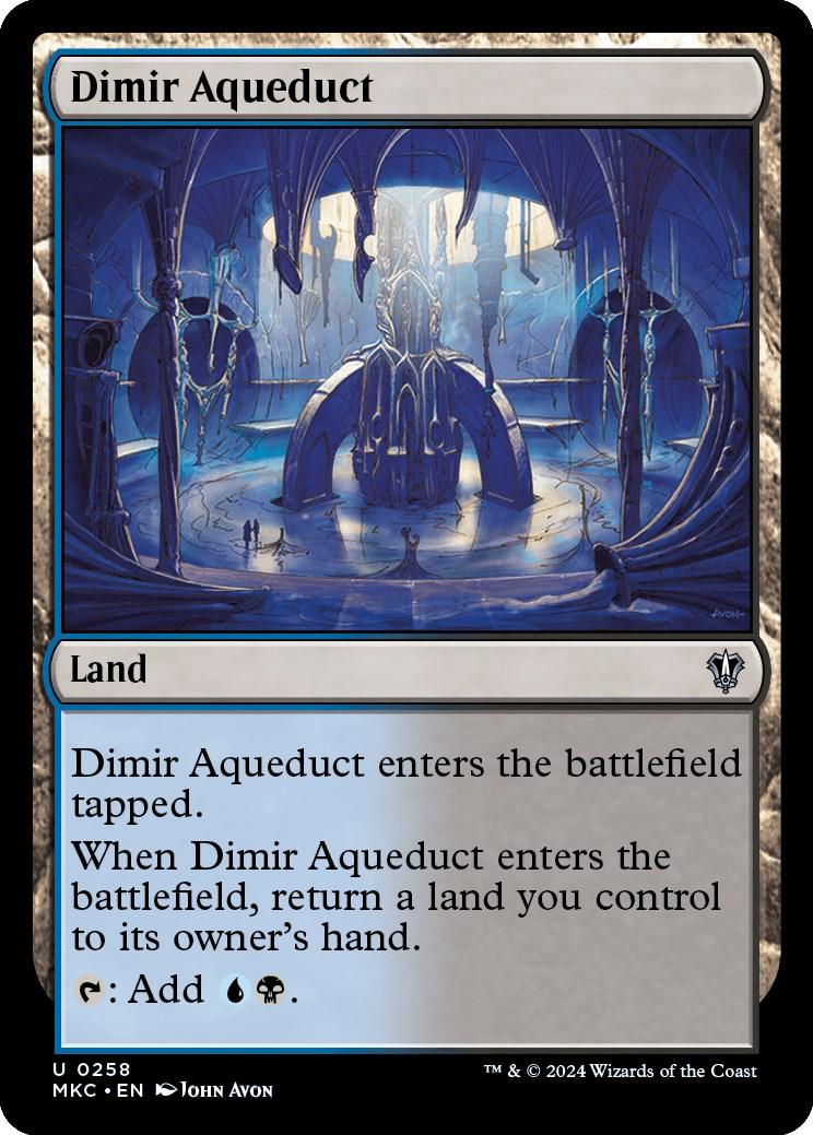 Dimir Aqueduct #258 Magic Murders at Karlov Manor Commander