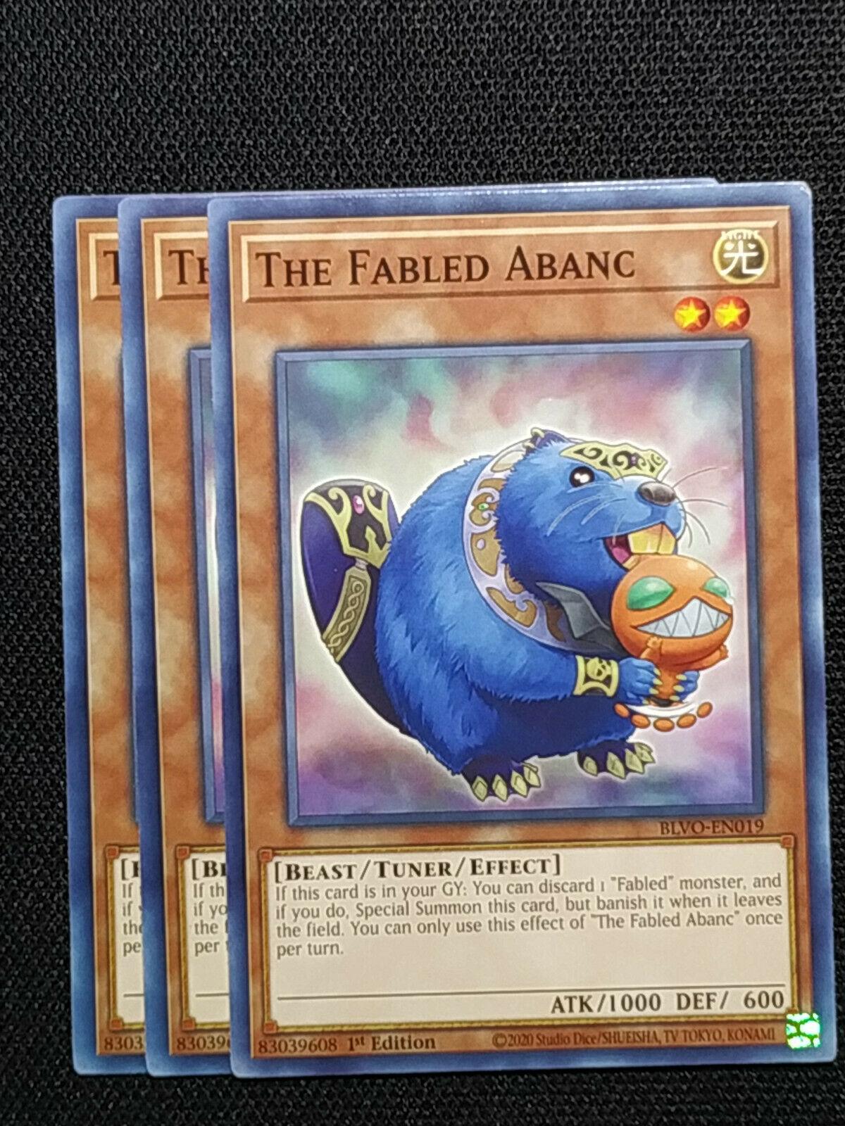 The Fabled Abanc BLVO-EN019 YuGiOh Blazing Vortex