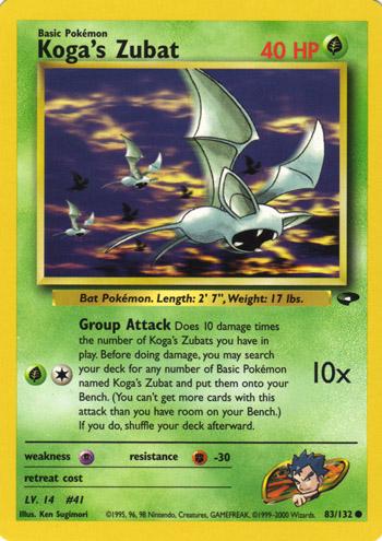 Koga's Zubat #83 Pokemon Gym Challenge