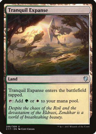 Tranquil Expanse Magic Commander 2017