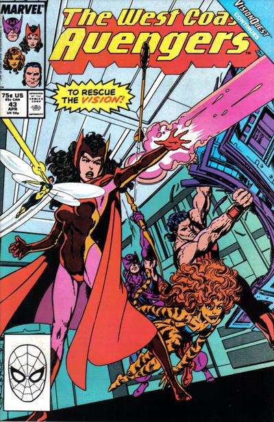 West Coast Avengers #43 (1989) Comic Books West Coast Avengers