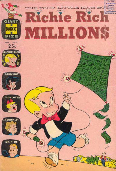 Richie Rich Millions #2 (1962) Comic Books Richie Rich Millions