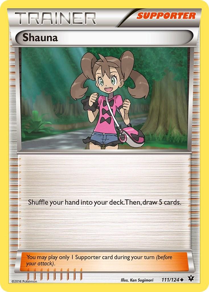 Shauna #111 Pokemon Fates Collide