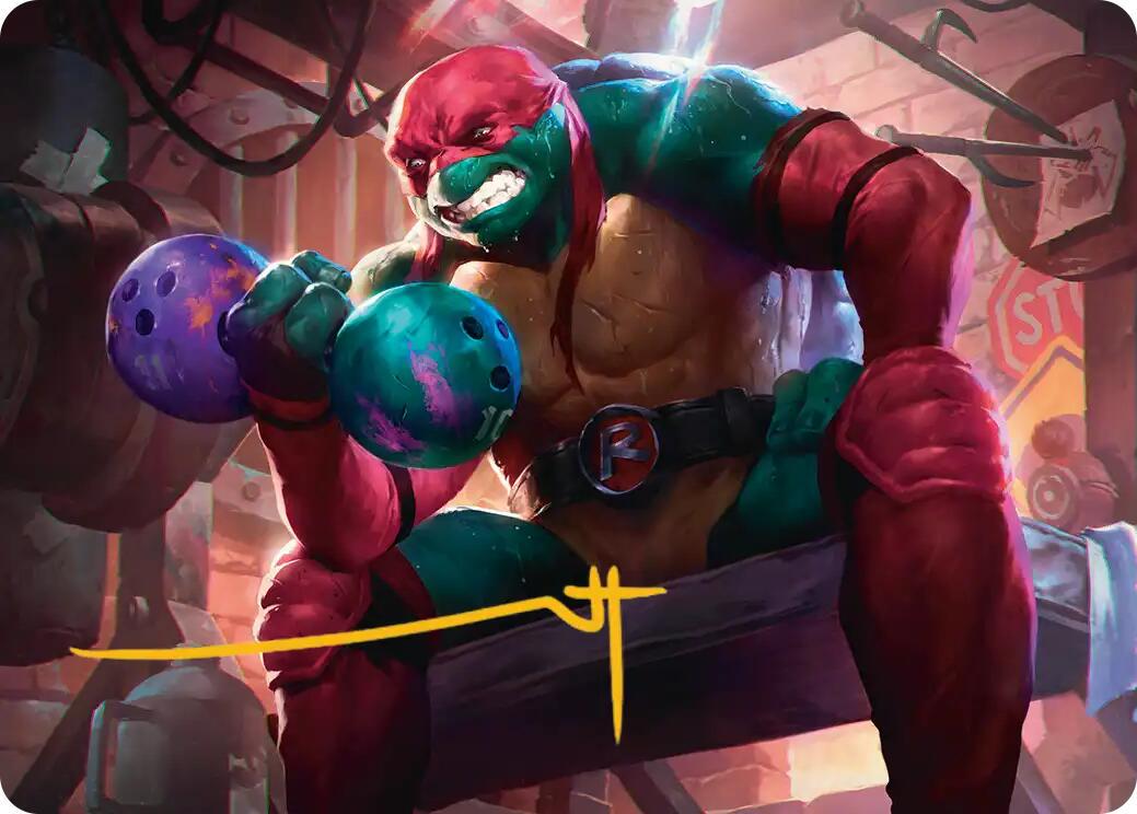 Raphael, Tough Turtle Art Card