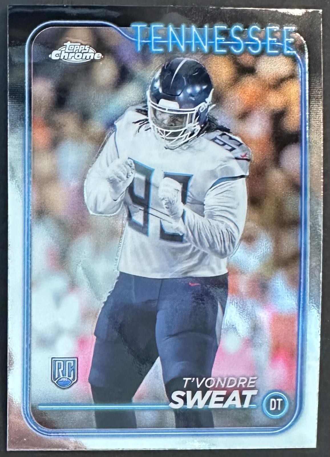T'Vondre Sweat #266 Football Cards 2024 Topps Chrome