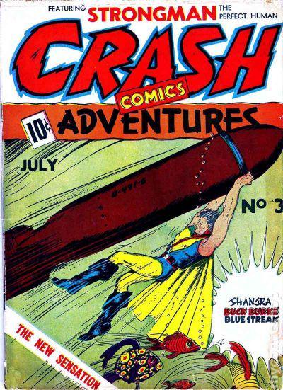 Crash Comics #3 (1940) Comic Books Crash Comics