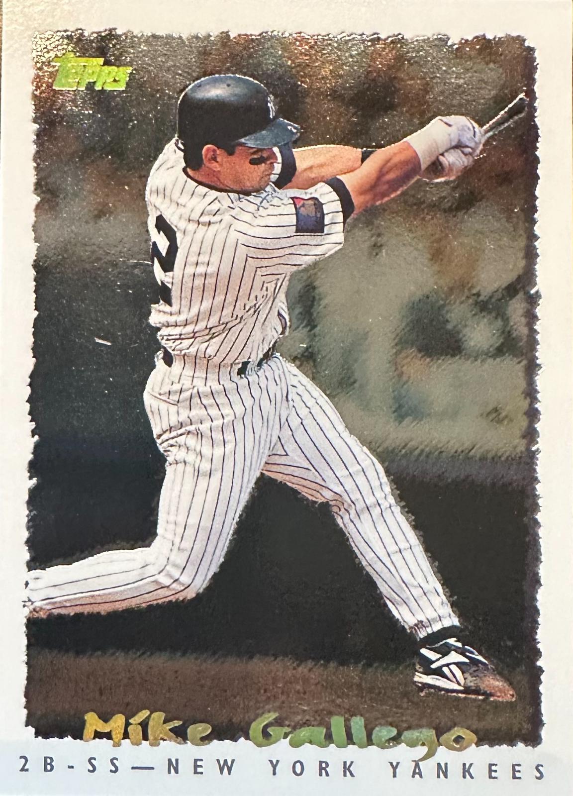 Mike Gallego #316 1995 Topps Baseball CyberStats