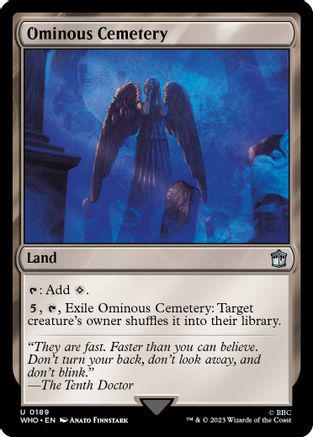 Ominous Cemetery #189 Magic Doctor Who
