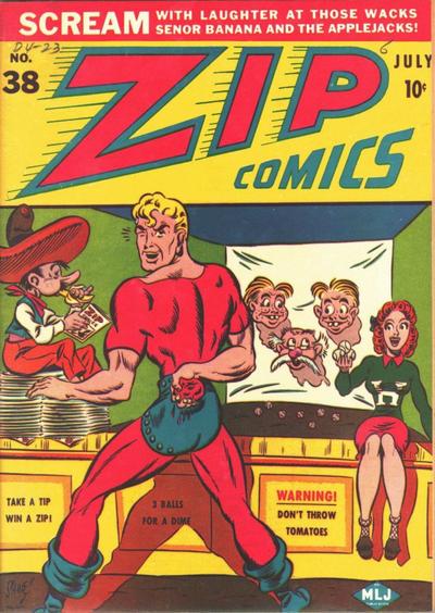 Zip Comics #38 (1943) Comic Books Zip Comics