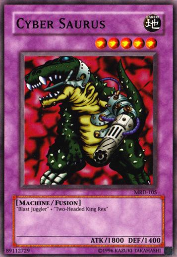 Cyber Saurus MRD-105 YuGiOh Metal Raiders