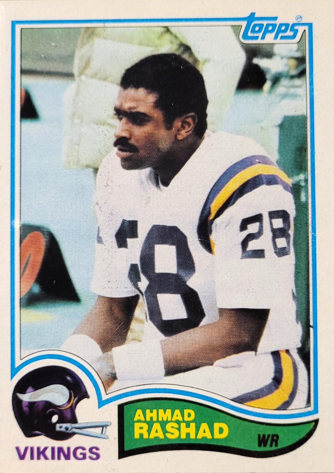 Ahmad Rashad #397 Football Cards 1982 Topps