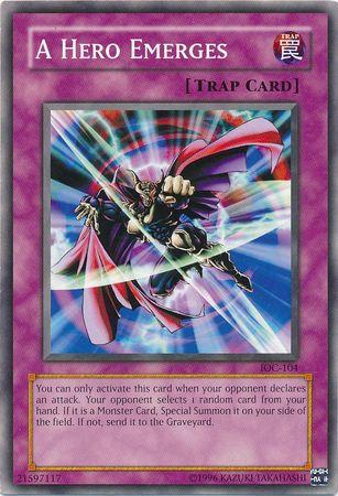 A Hero Emerges IOC-104 YuGiOh Invasion of Chaos