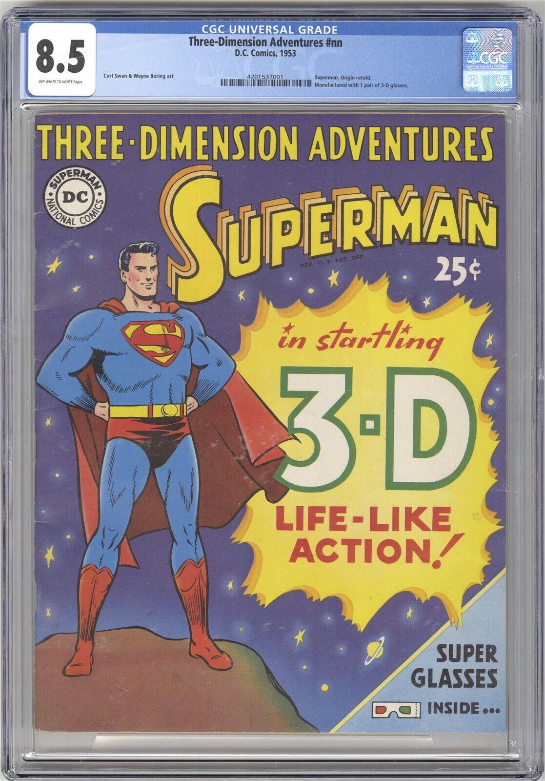 Three-Dimension Adventures (1953) Comic Books Three-Dimension Adventures