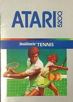 RealSports Tennis Atari 5200