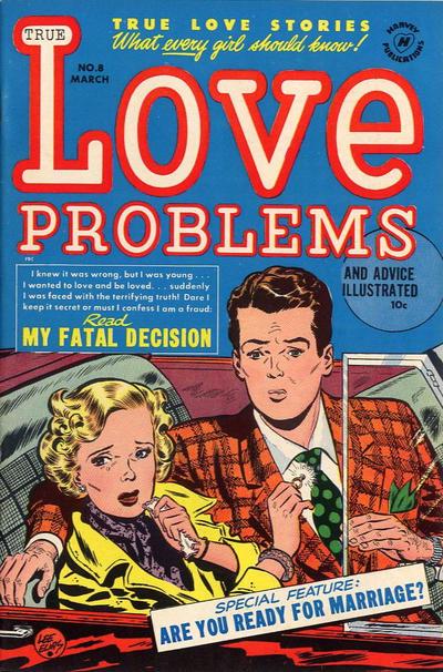 True Love Problems and Advice Illustrated #8 (1951) Comic Books True Love Problems and Advice Illustrated