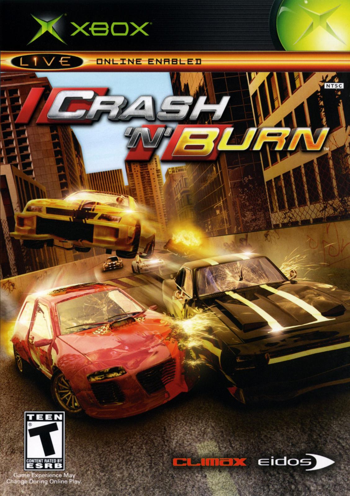Crash 'n' Burn PAL Xbox