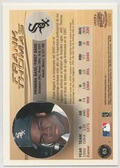 Back Image | Frank Thomas Baseball Cards 2000 Pacific Crown Collection