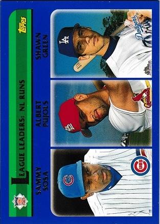 Albert Pujols / Sammy Sosa / Shawn Green #344